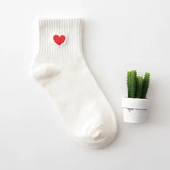 1pair=2pcs 35-40 Unisex Cotton Harajuku Socks for Women Men Ulzzang Calcetines Black White Japanese Socks