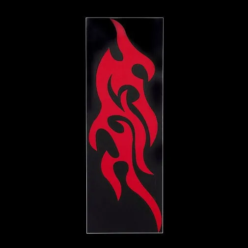 2pcs Universal Car Sticker Styling Engine Hood Motorcycle Decal Decor Mural Vinyl Covers Accessories Auto Flame Fire &