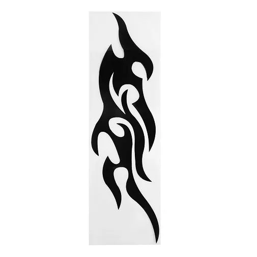 2pcs Universal Car Sticker Styling Engine Hood Motorcycle Decal Decor Mural Vinyl Covers Accessories Auto Flame Fire &