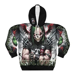 American Metal Society Unisex Pullover Hoodie (AOP)