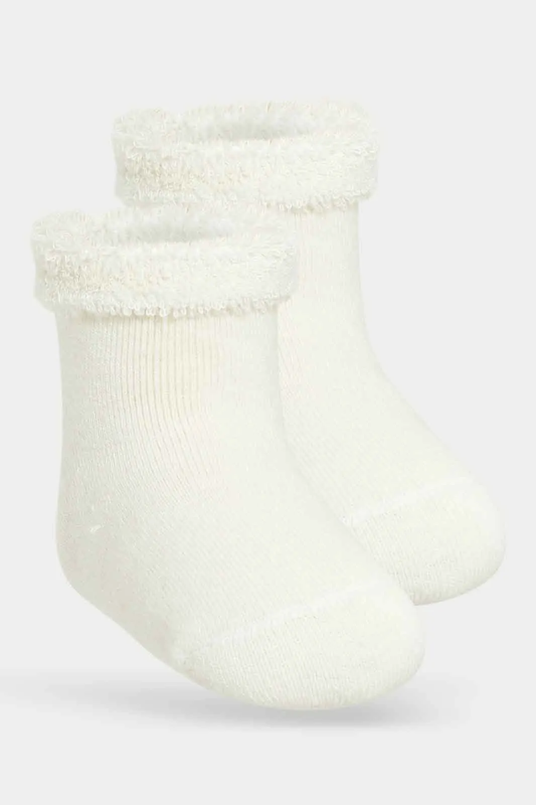 Baby Boys Ankle Socks With Fur Cuff Set (Pack Od 3)