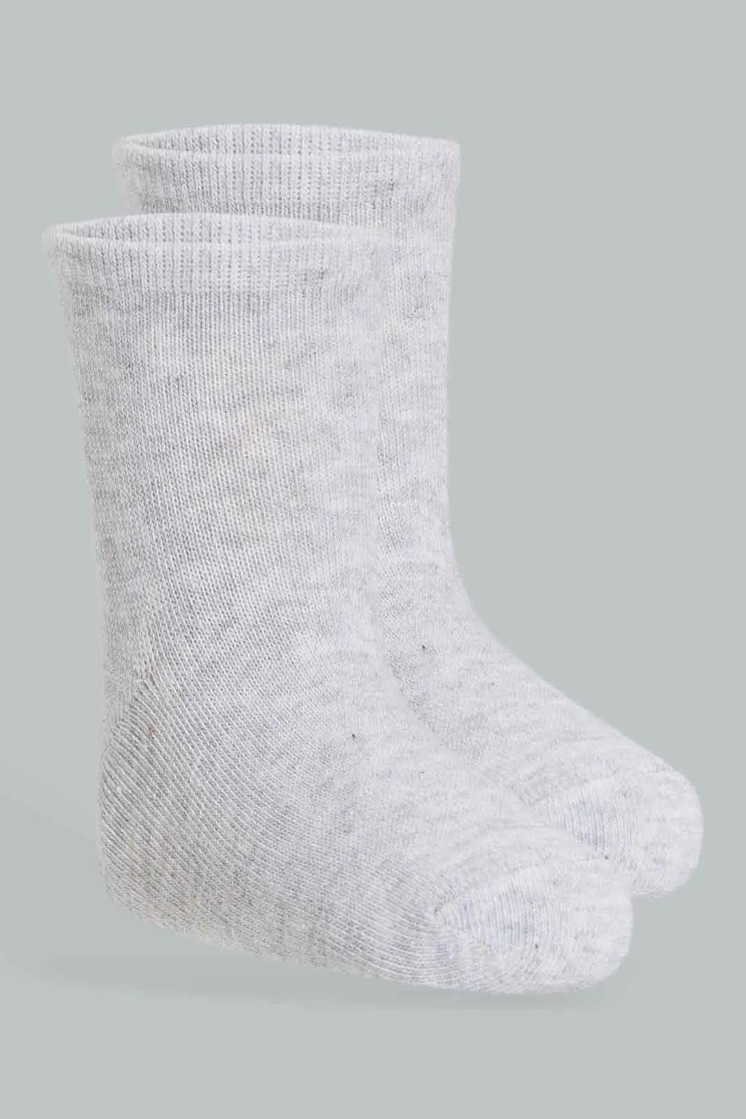 Baby Girls Grey Socks Set (Pack of 4)