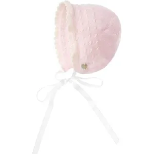 Baby Girls Pale Pink 'Perseo' Bonnet