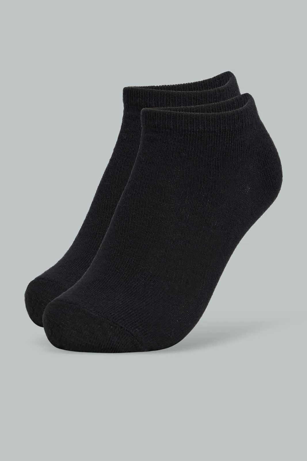 Black Ankle Length Socks Set For Boys (Pack of 3)