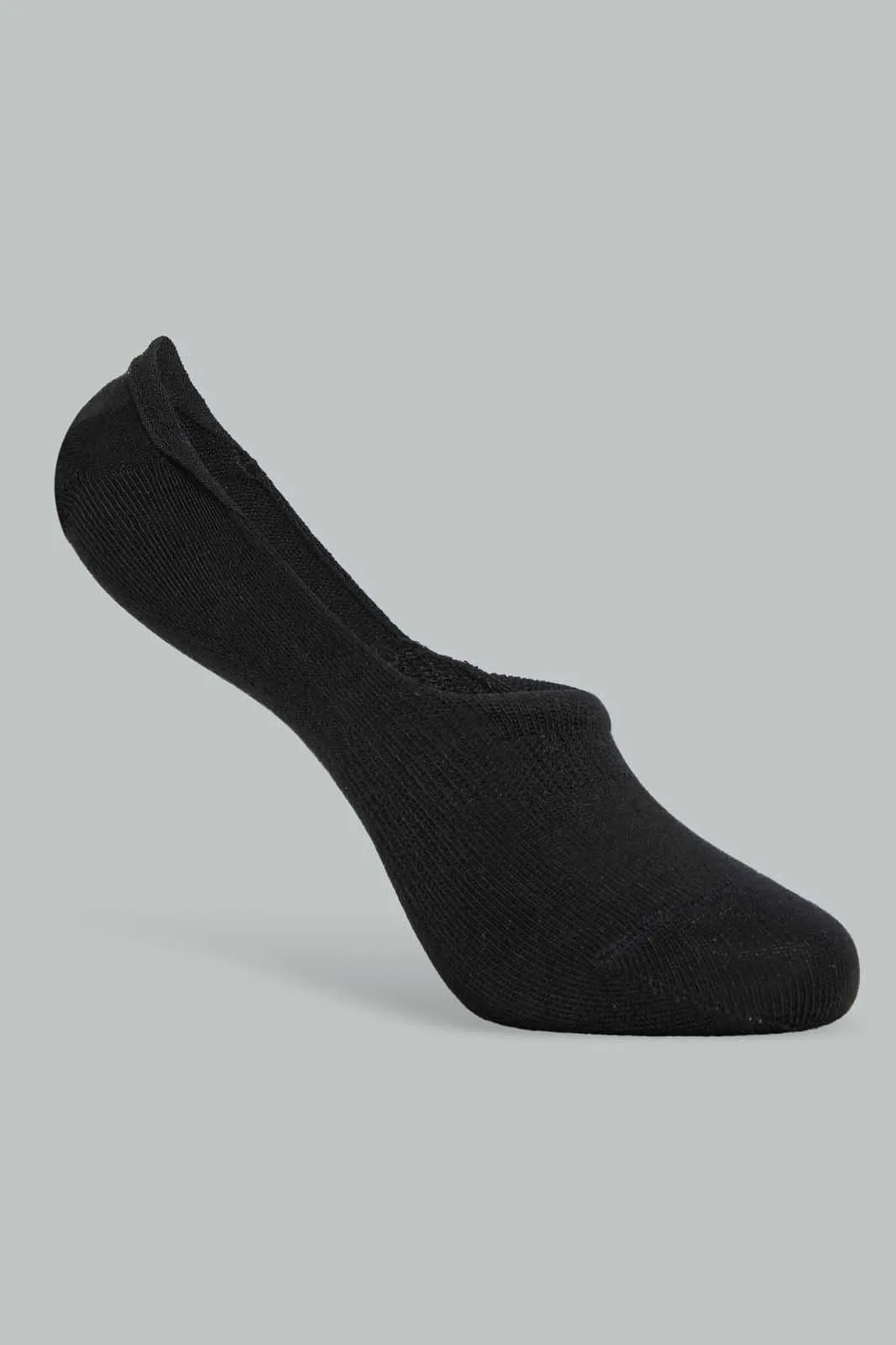 Black Invisible Socks For Senior Girls (Pack of 2)