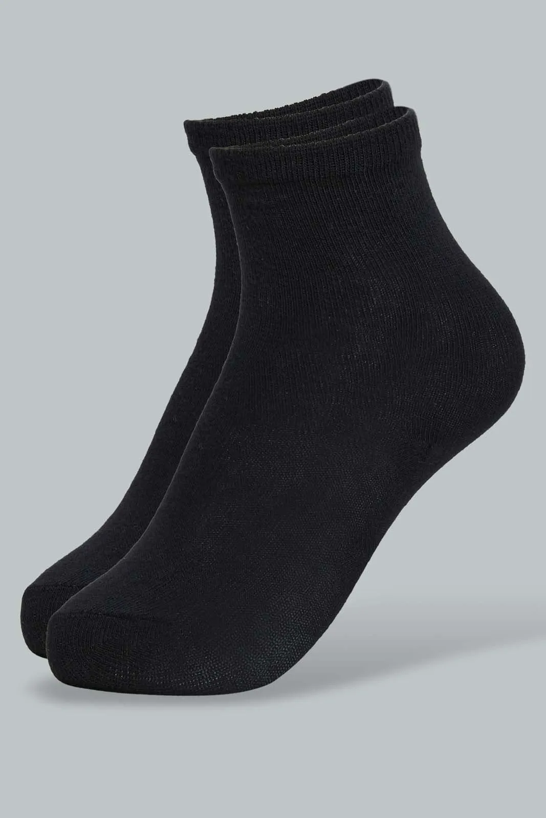 Black Long Length Socks For Boys (Pack of 3)