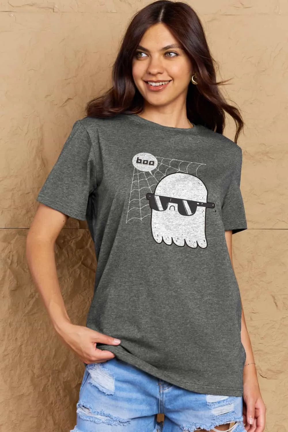 BOO Graphic Cotton T-Shirt