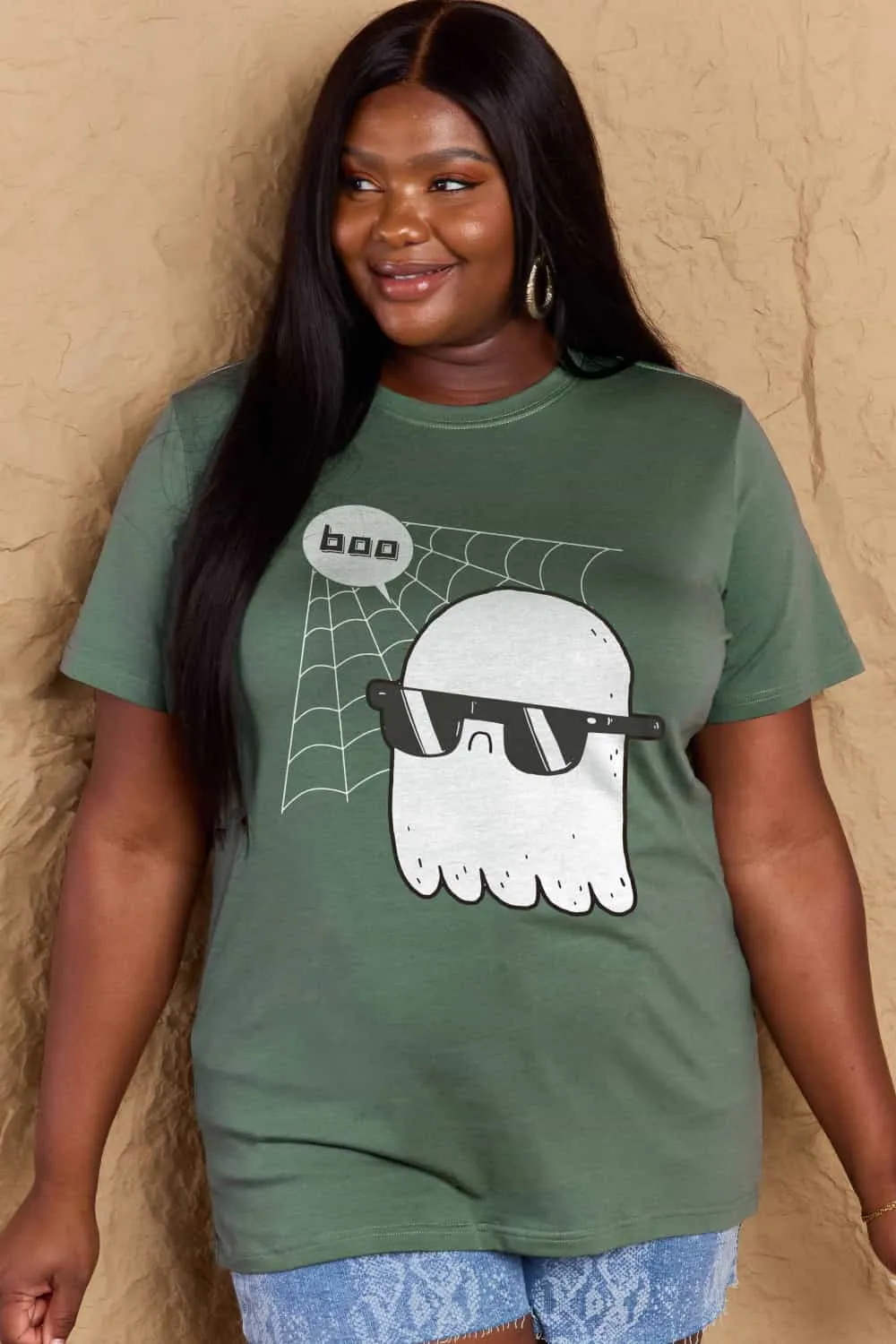 BOO Graphic Cotton T-Shirt