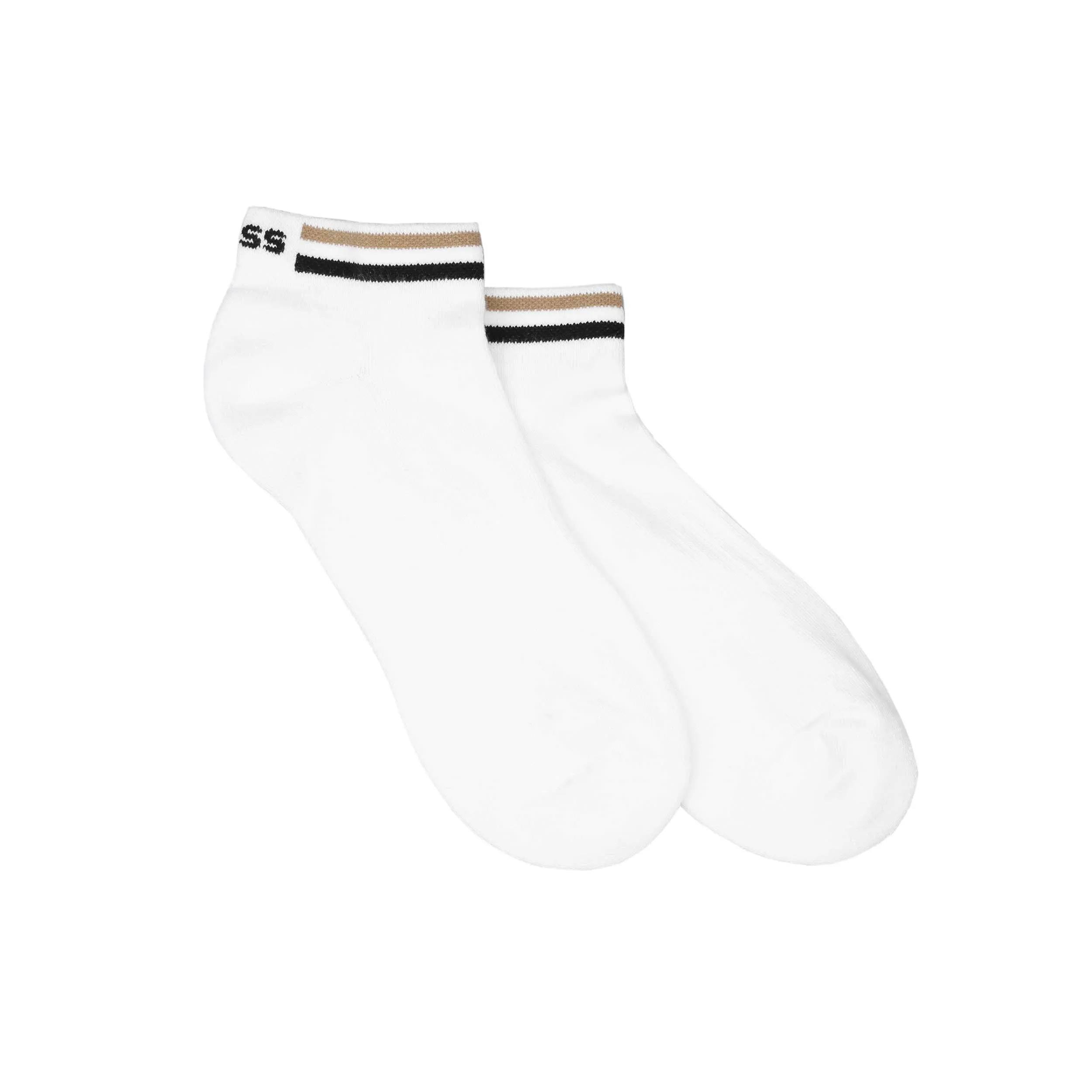 BOSS AS Rib Stripe CC Sock in White