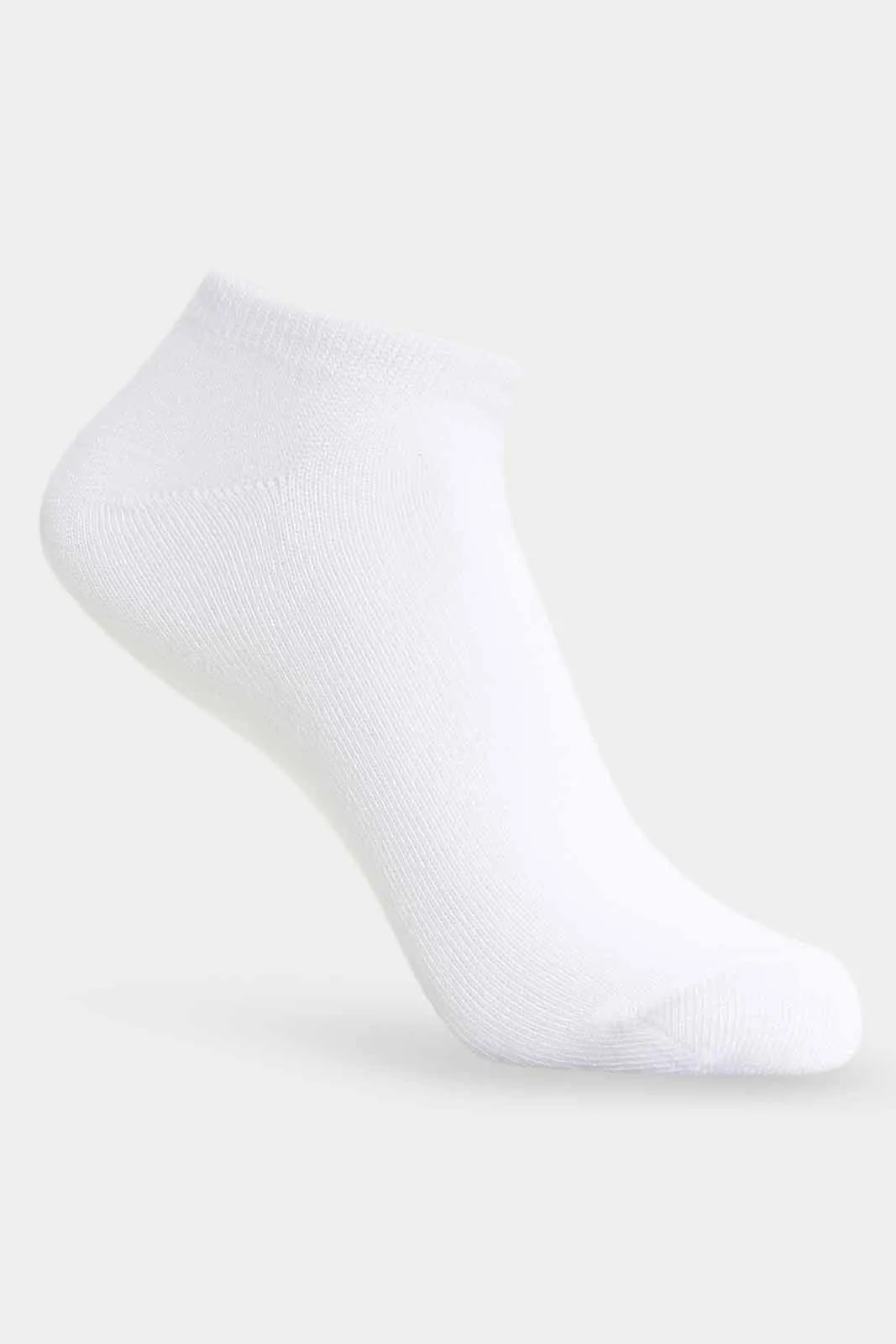 Boys Ankle White Socks Set (Pack Of 5)