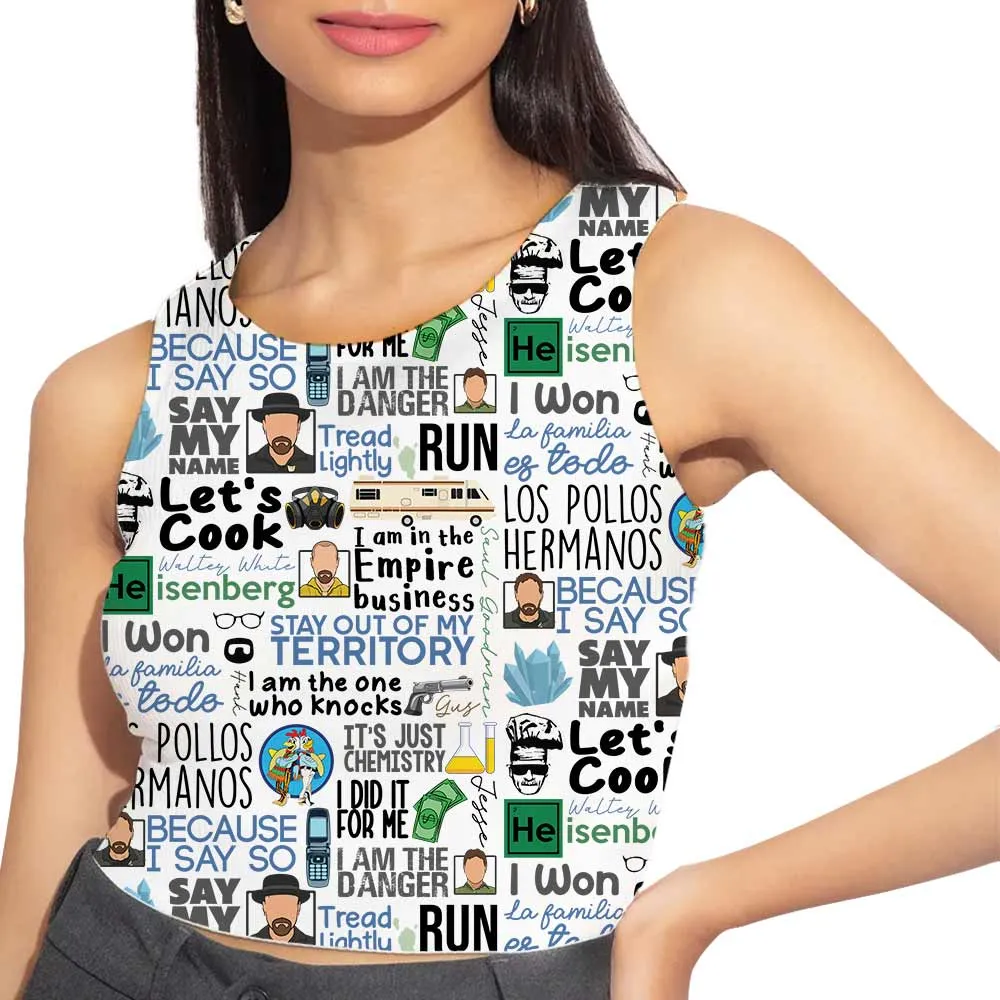 Breaking Bad AOP Crop Tank