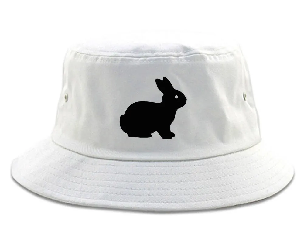 Bunny Rabbit Easter Chest Mens Bucket Hat