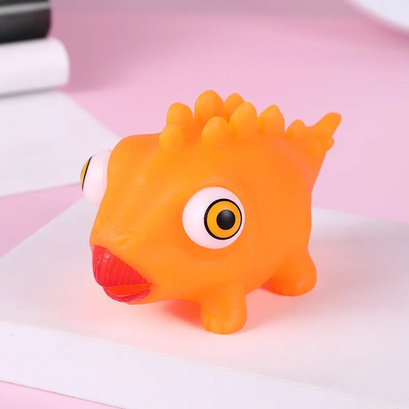 Cartoon Squeeze Eye Animal Blow Eye Doll Squeeze Squeezing Toy Plastic Convex Eye Squeeze Vent Toy