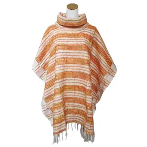 Cashmelon Roll-Neck Poncho - Choice Of Colours