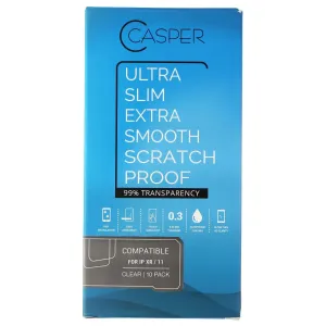 Casper Ultra Slim Glass Screen Protector for iPhone XR/11 - 10 Pack