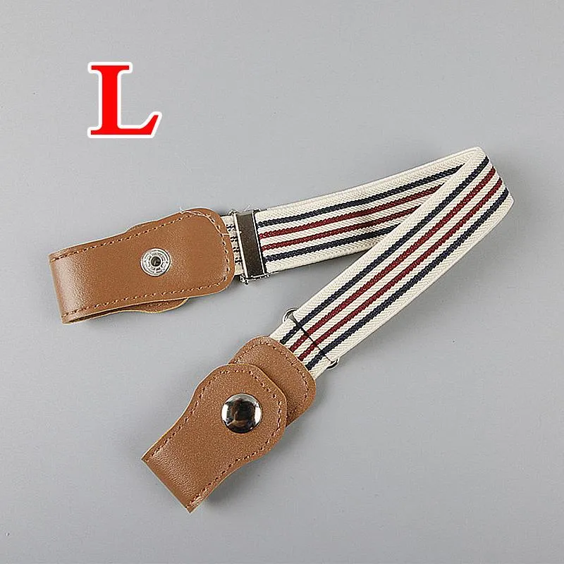 Children Kids Anti Deduction Belts Jeans Waistband Stretch Waist Belt Buckle Free Elastic