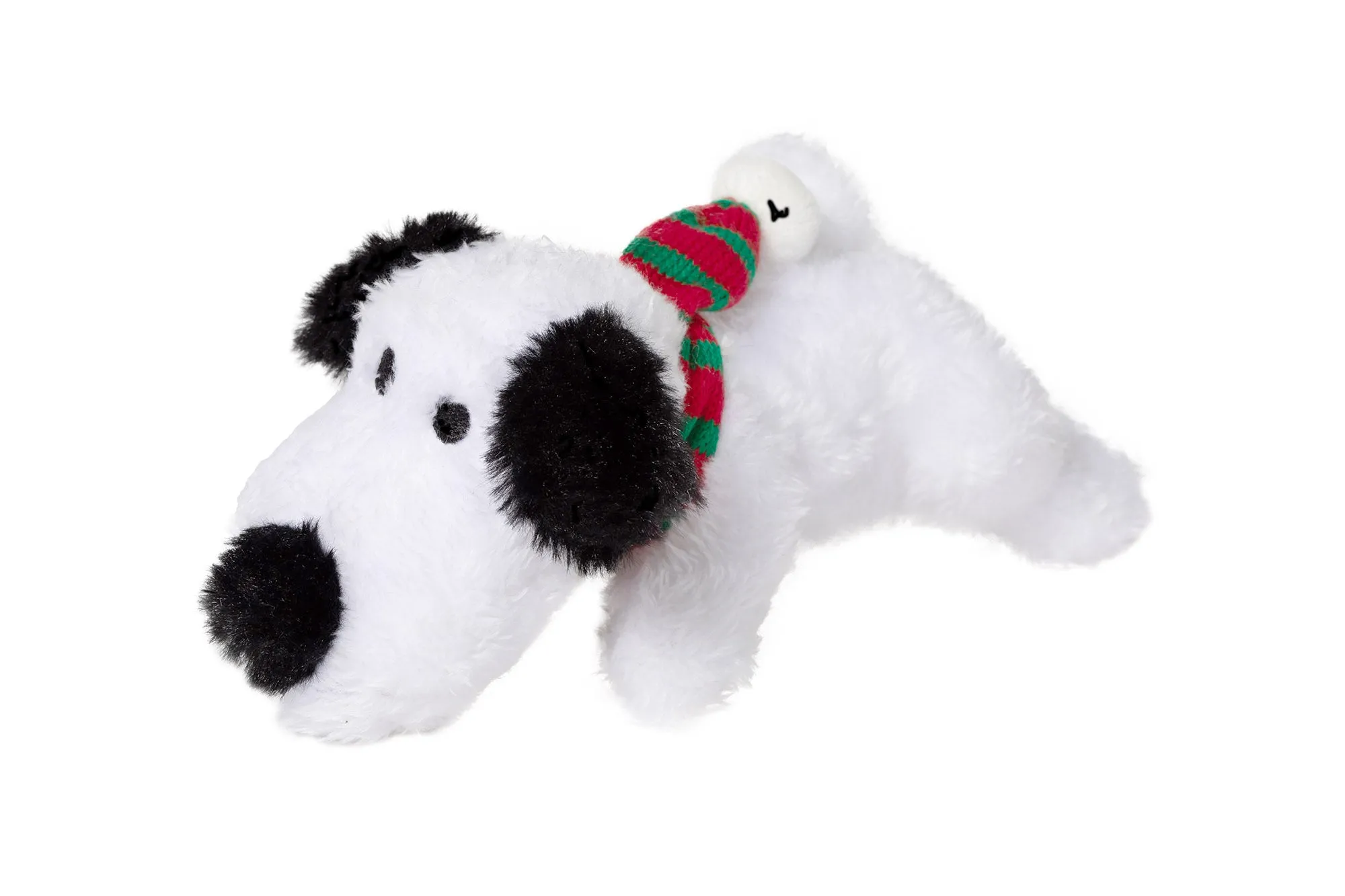 Christmas - Holiday Dog Toy - Plush White Dog "Favorite"