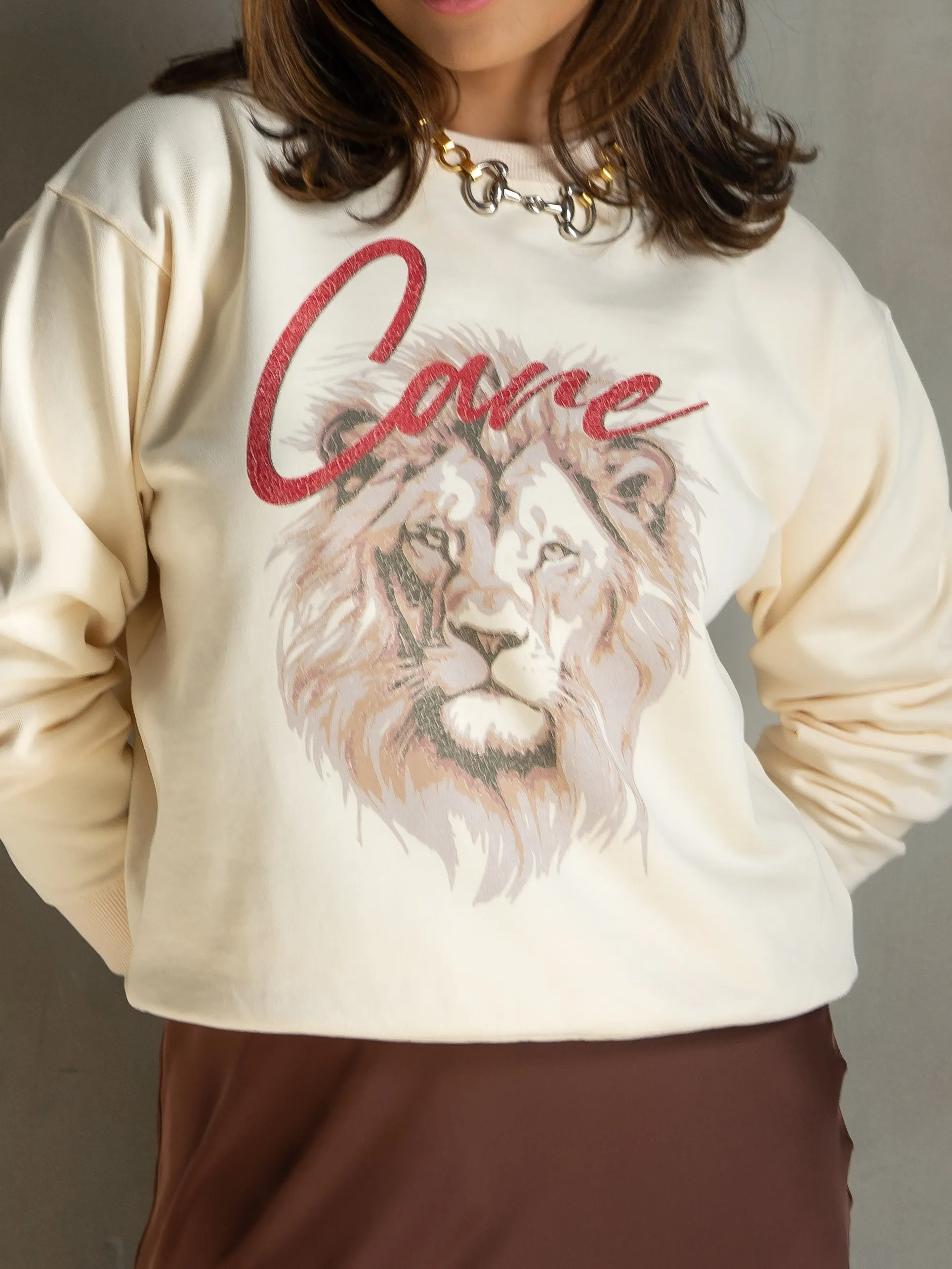 Classic Crewneck CARE Lion