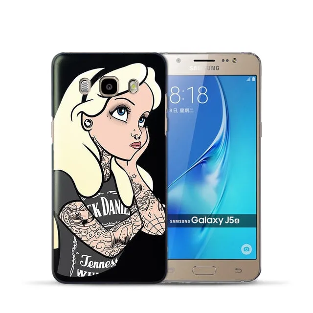 Cool Cartoon Hard PC Phone Back Cover Case For Samsung Galaxy J3 J5 J7 A3 A5 2016 2015 S3 S4 S5 Mini S6 Edge Note 3 4