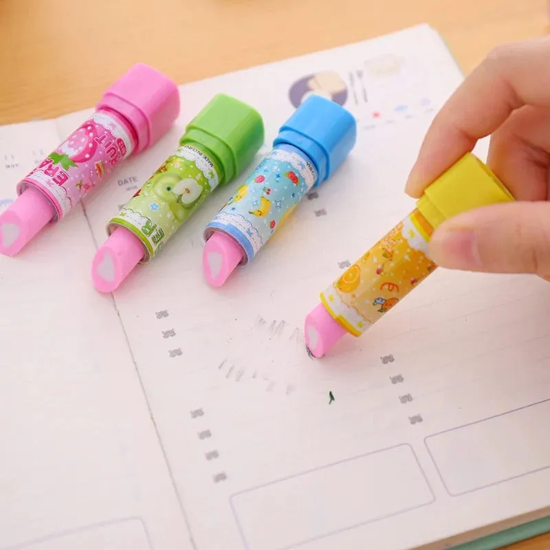 Cute Lipstick Design Eraser Random Design - 812