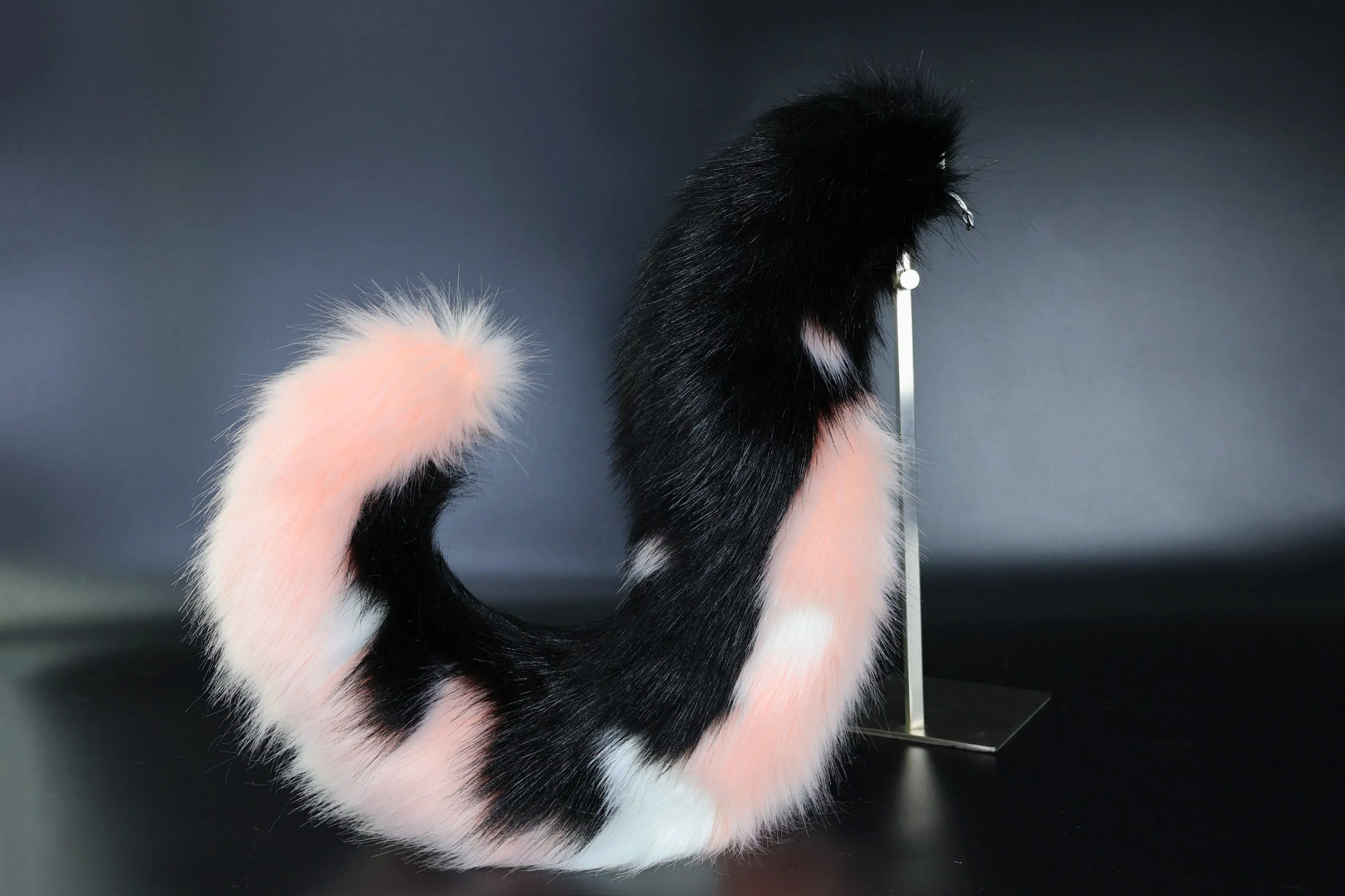 Faux fur shepherd dog tail and ear set shiba Inu dog ear and tail big curved puppy tail anime cosplay petplay puppy ear and tail halloween