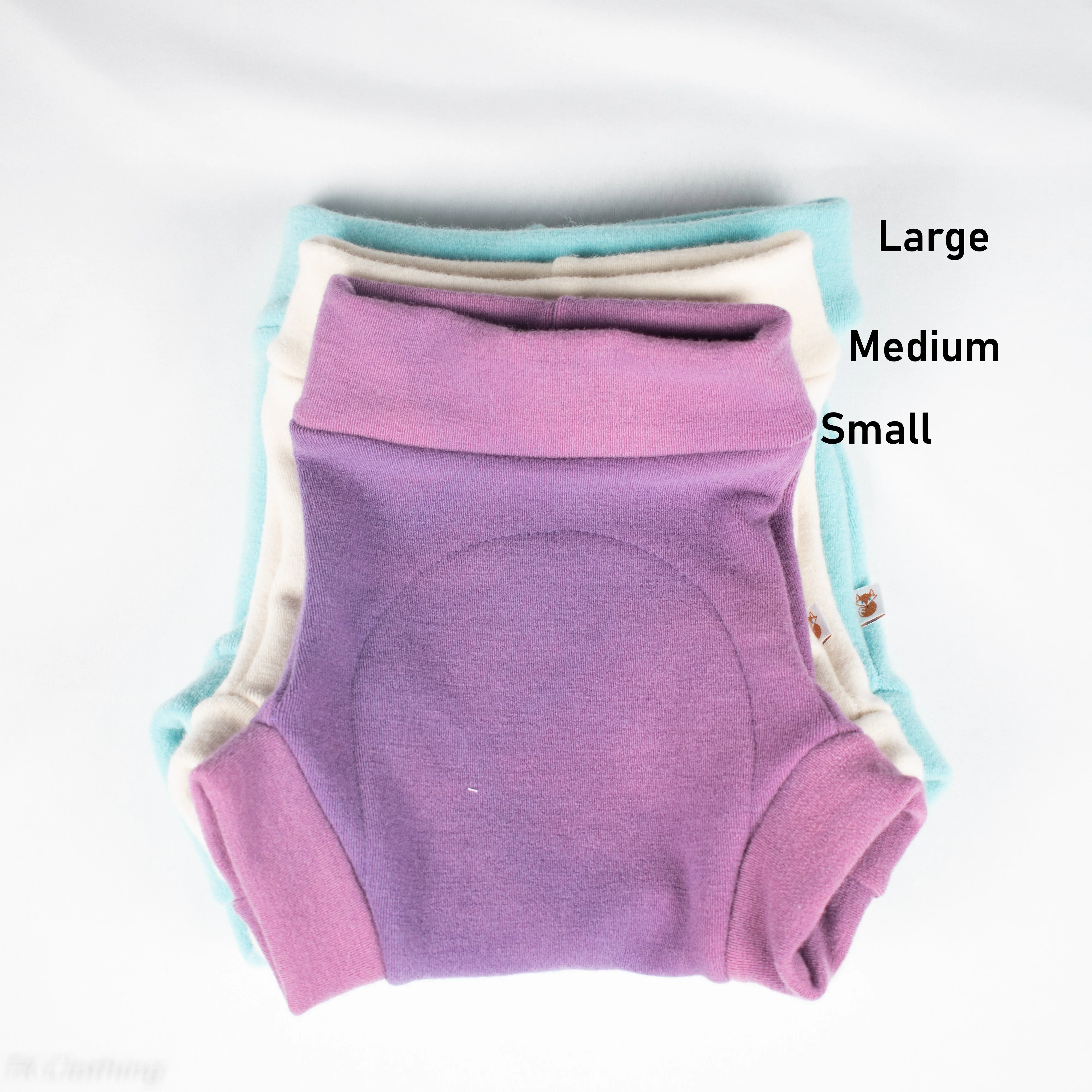 Felted Organic Merino Wool Diaper Covers