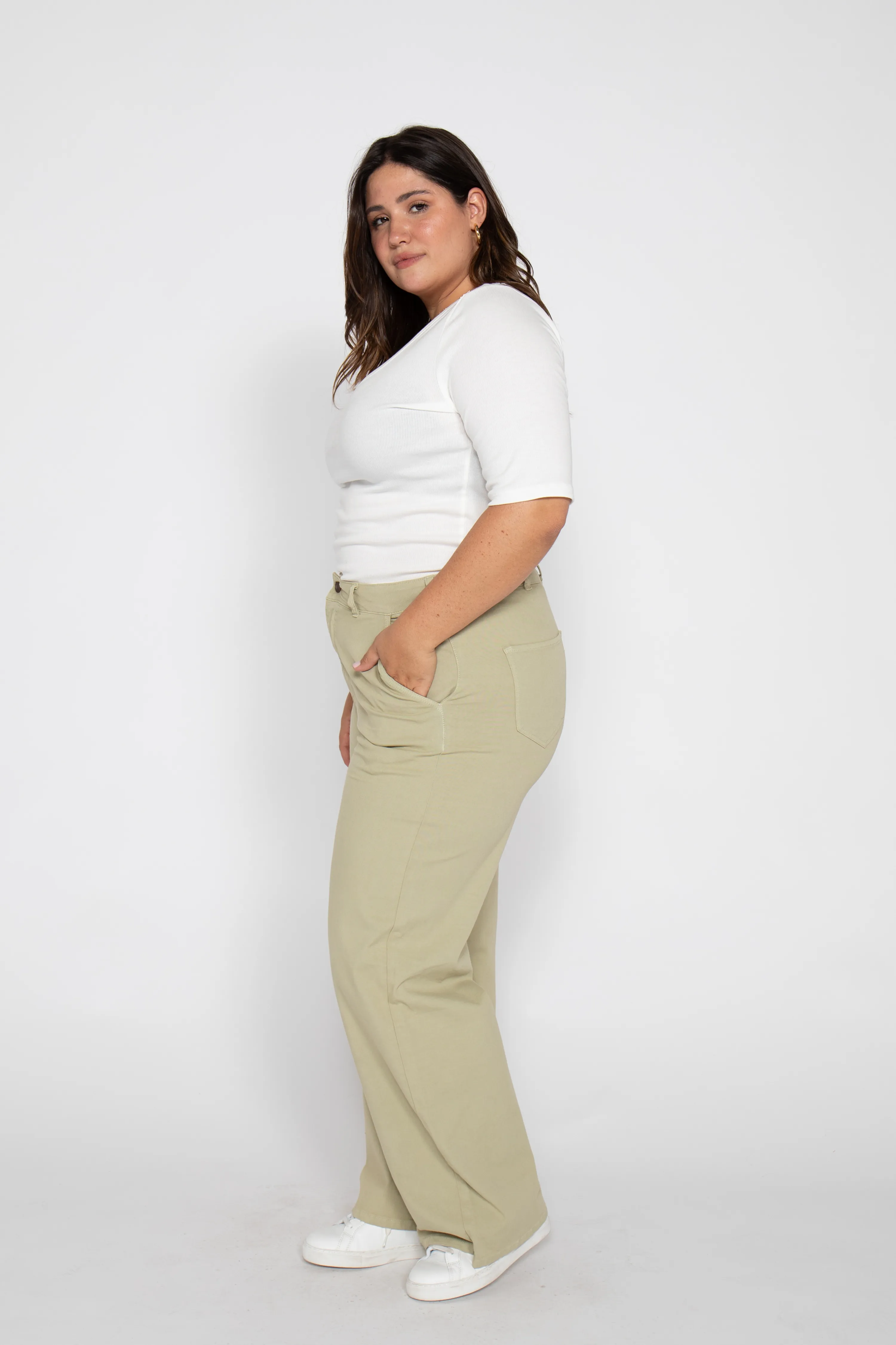 Flora Stretch Trouser Lint