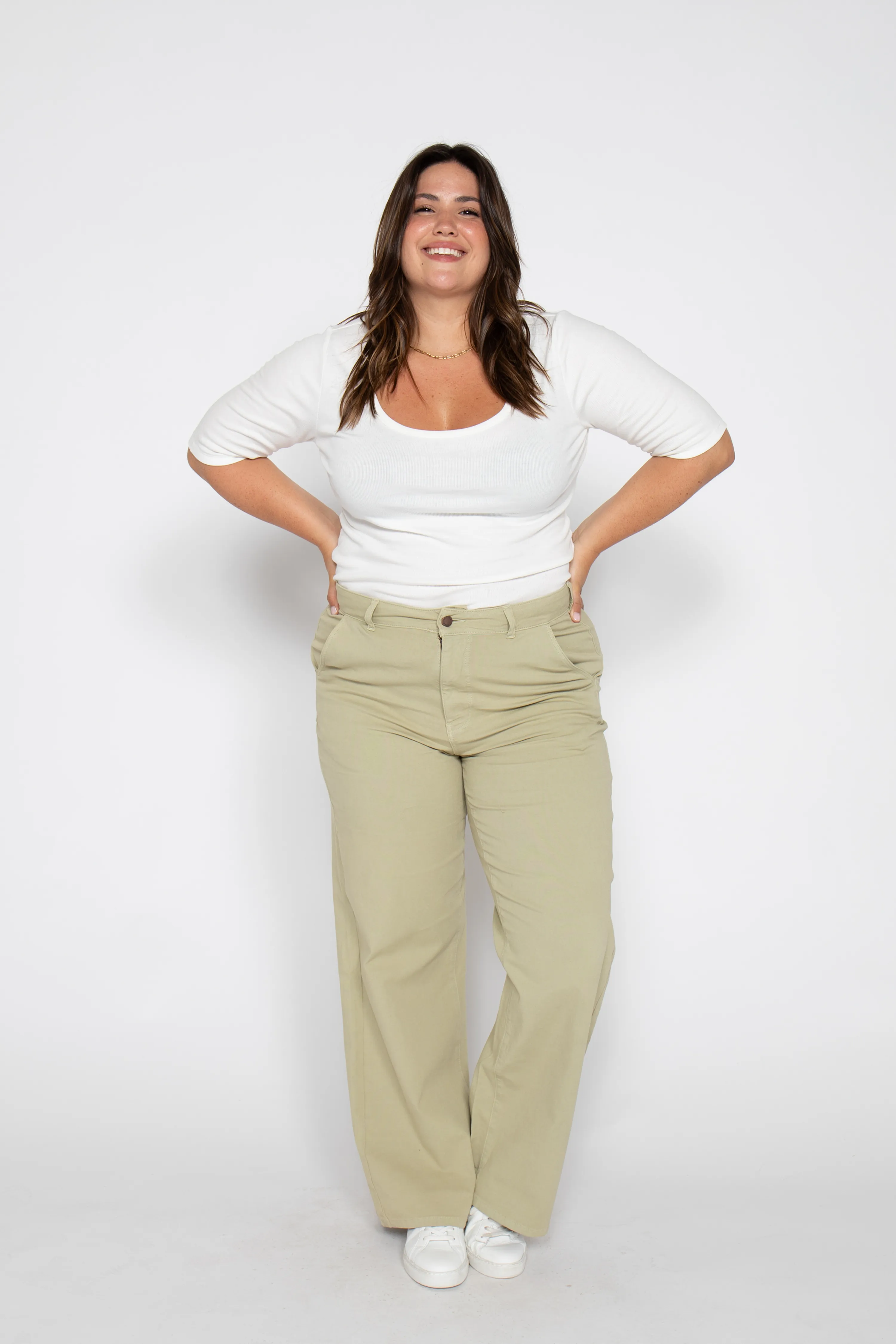 Flora Stretch Trouser Lint