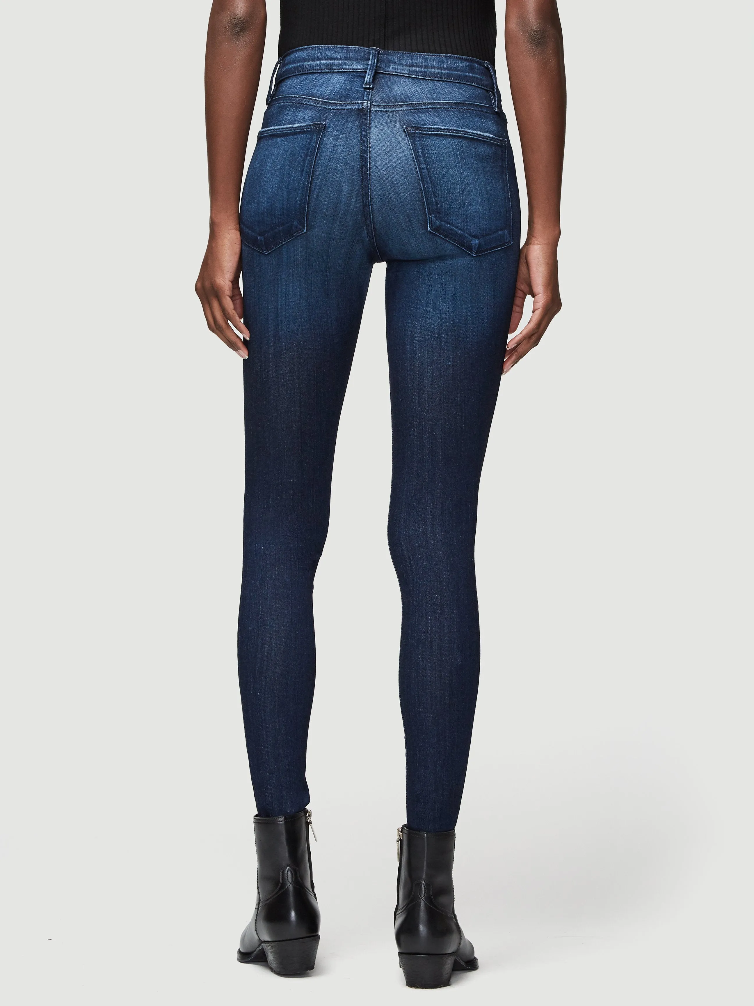 FRAME - Le High Skinny Jeans Disco