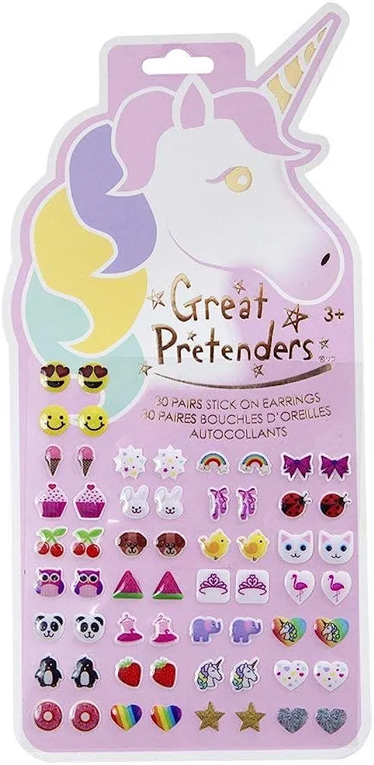 Great Pretenders stick on earrings