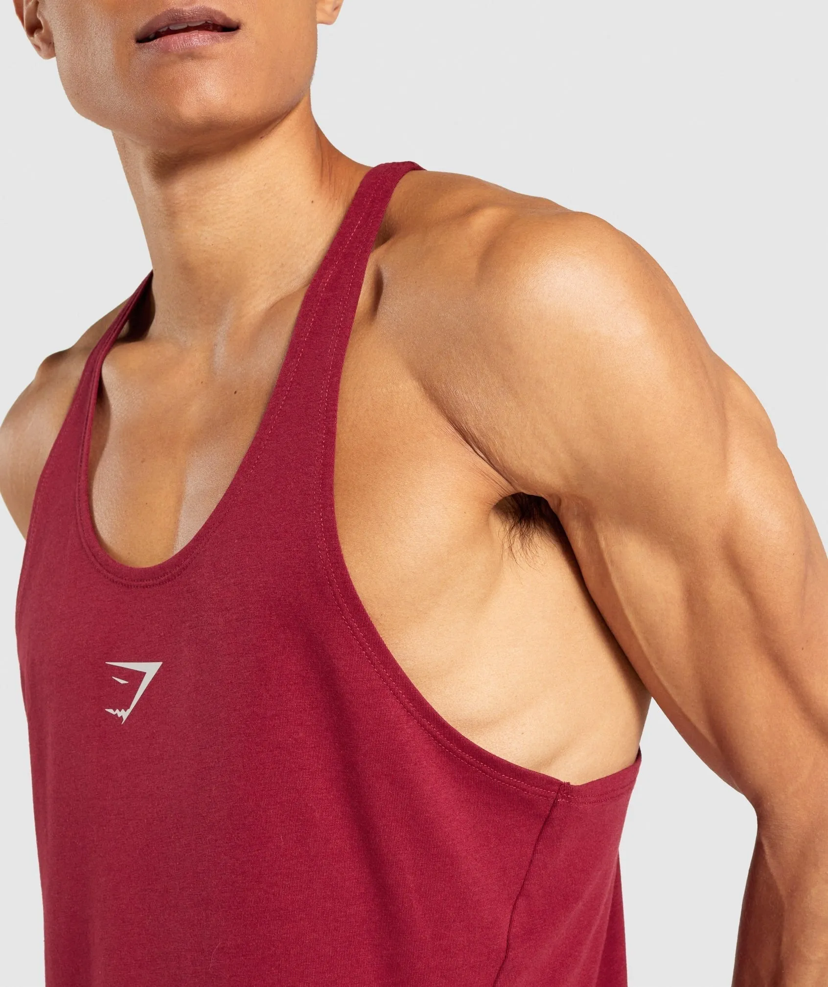 Gymshark Bold Stringer - Burgundy