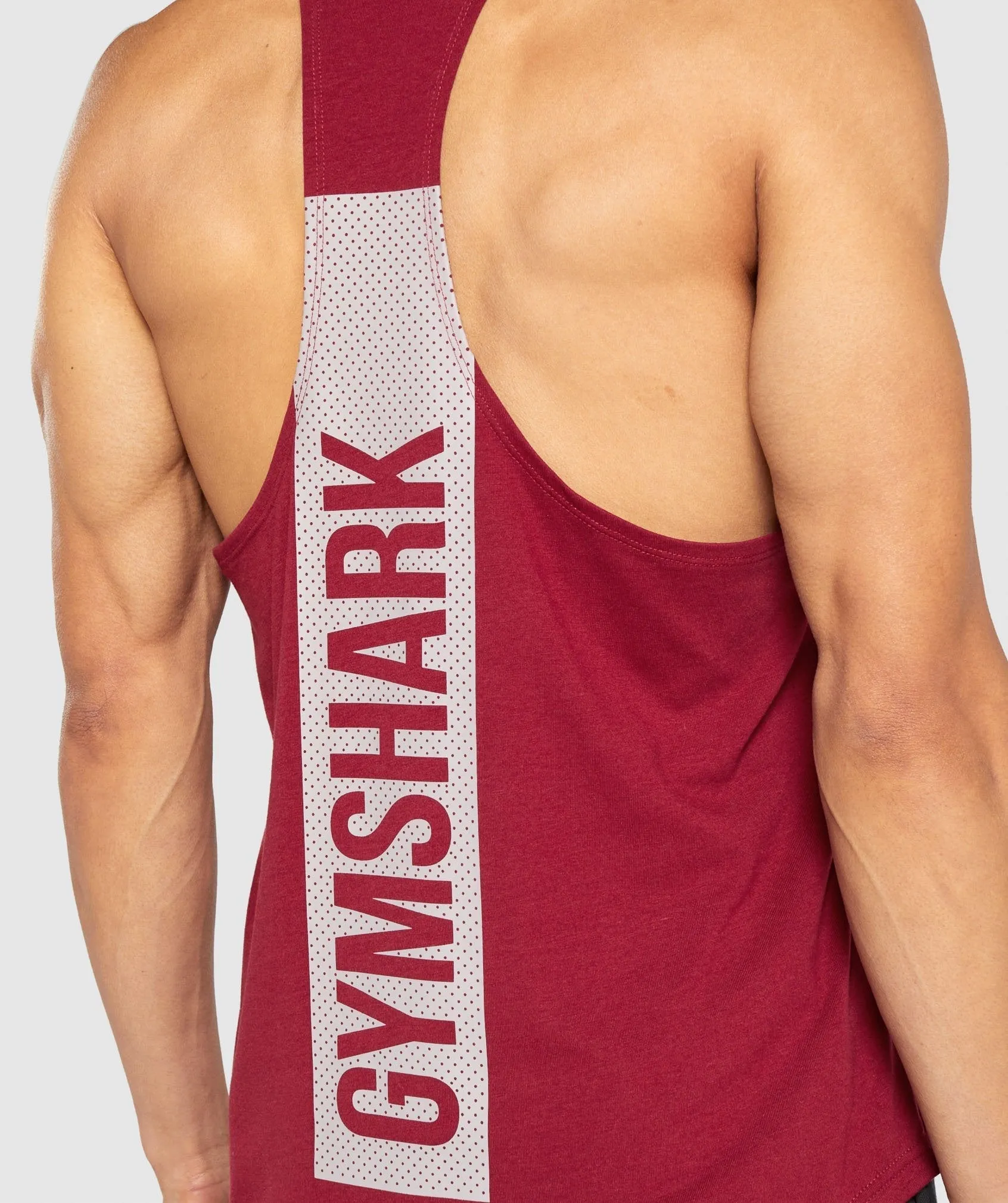 Gymshark Bold Stringer - Burgundy