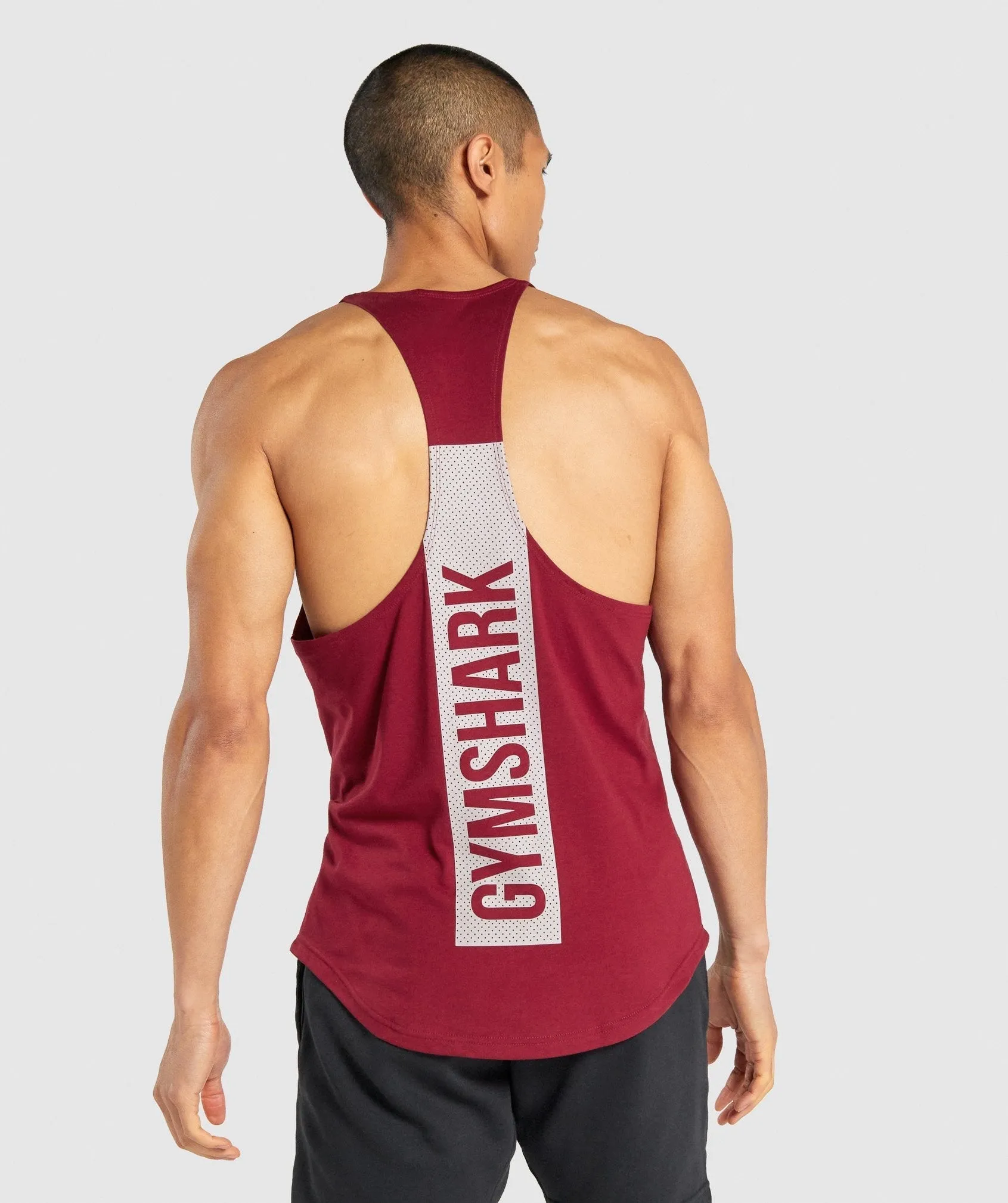 Gymshark Bold Stringer - Burgundy