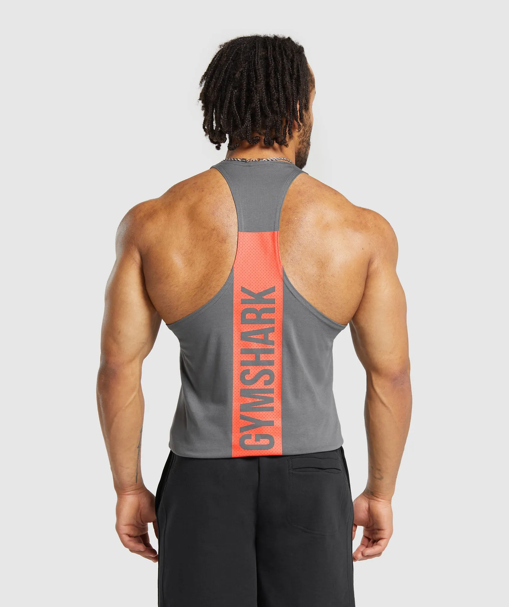 Gymshark Bold Stringer - Pitch Grey