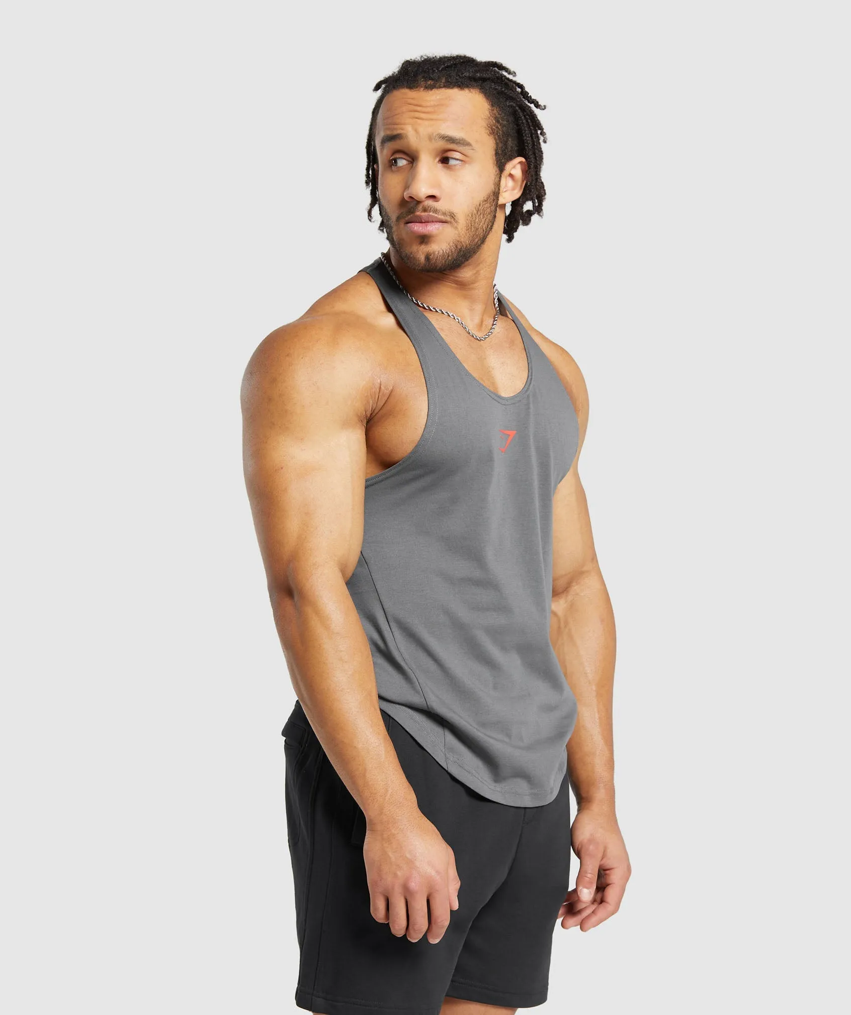 Gymshark Bold Stringer - Pitch Grey