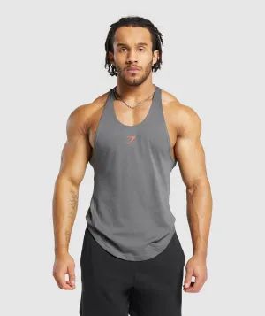 Gymshark Bold Stringer - Pitch Grey