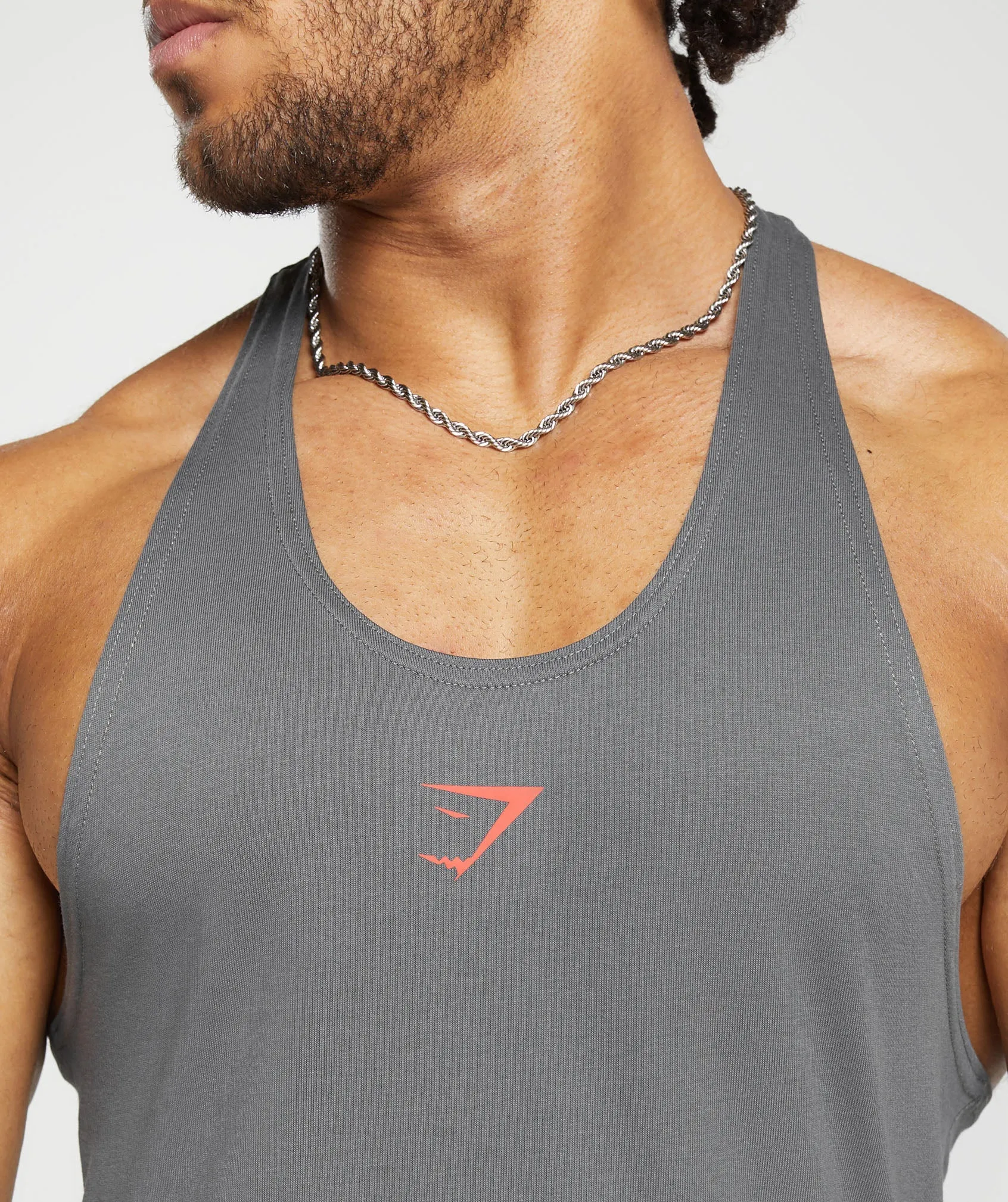 Gymshark Bold Stringer - Pitch Grey