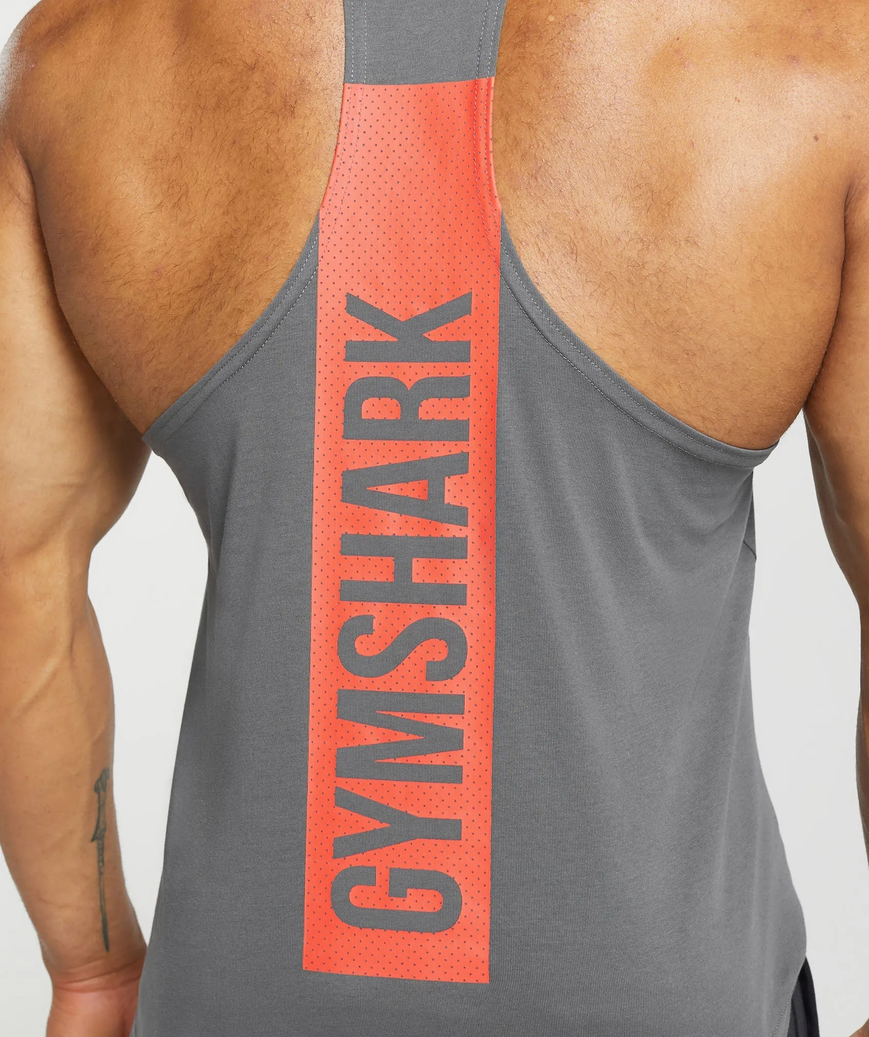 Gymshark Bold Stringer - Pitch Grey