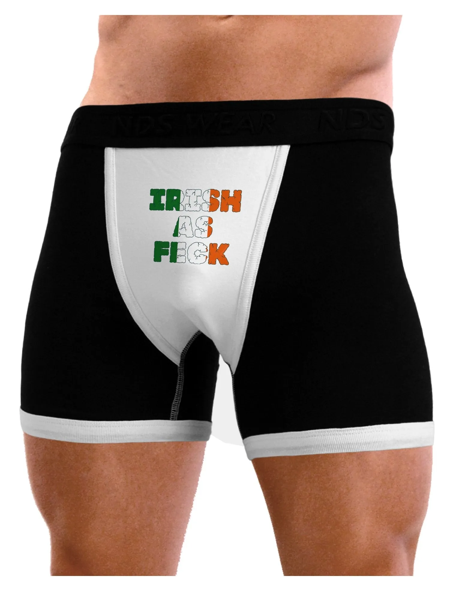 Irish As Feck Funny Mens Boxer Brief Underwear by TooLoud