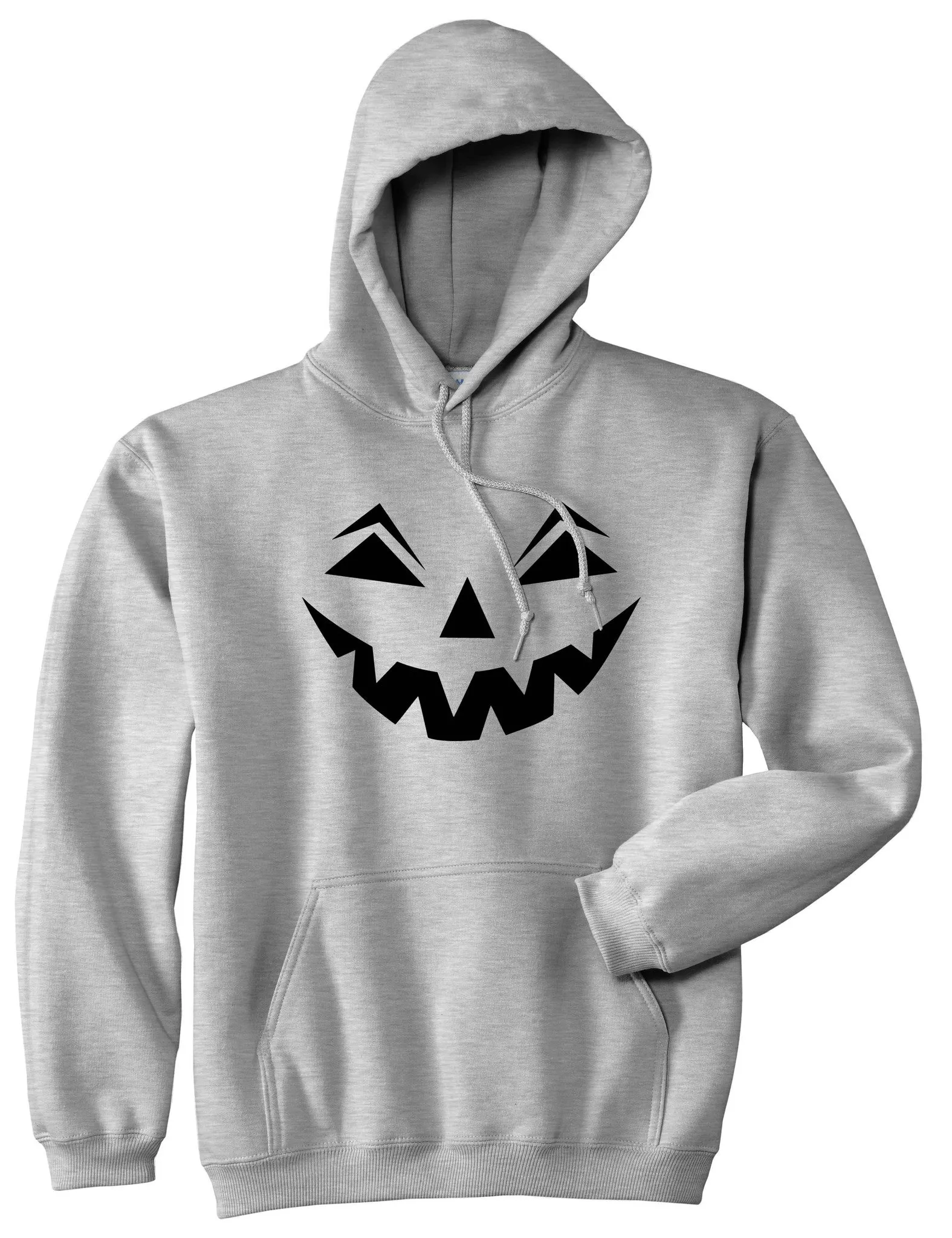 Jack-o-lantern Pumpkin Face Halloween Pullover Hoodie