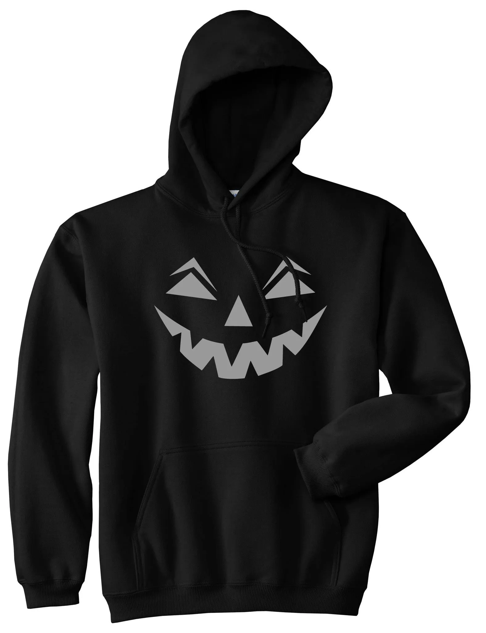 Jack-o-lantern Pumpkin Face Halloween Pullover Hoodie