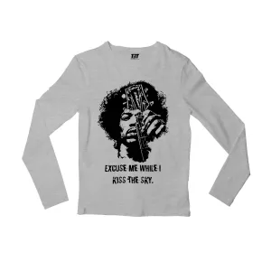 Jimi Hendrix Full Sleeves T shirt - Kiss The Sky