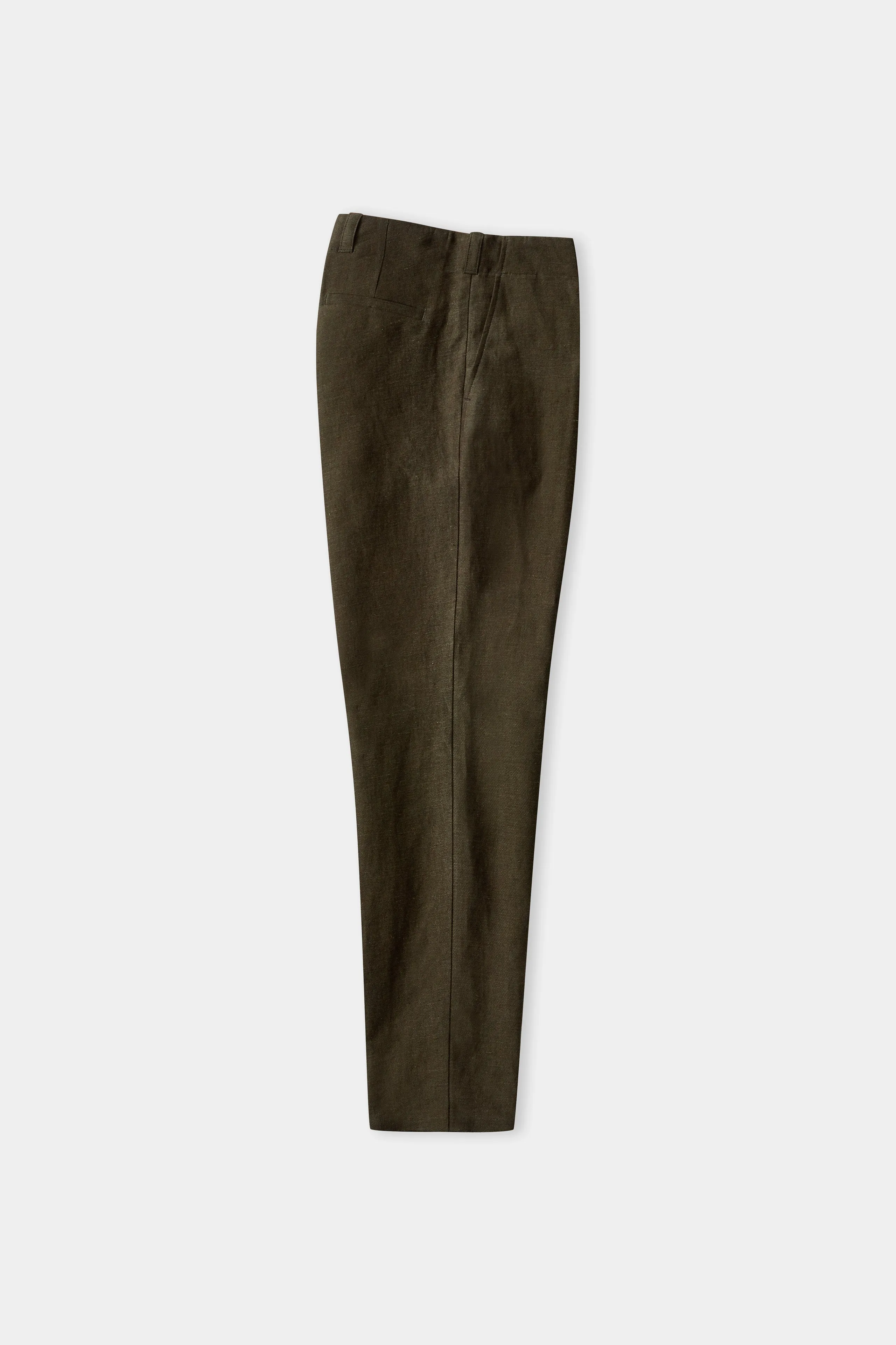 JOSTHA trousers winter linen olive