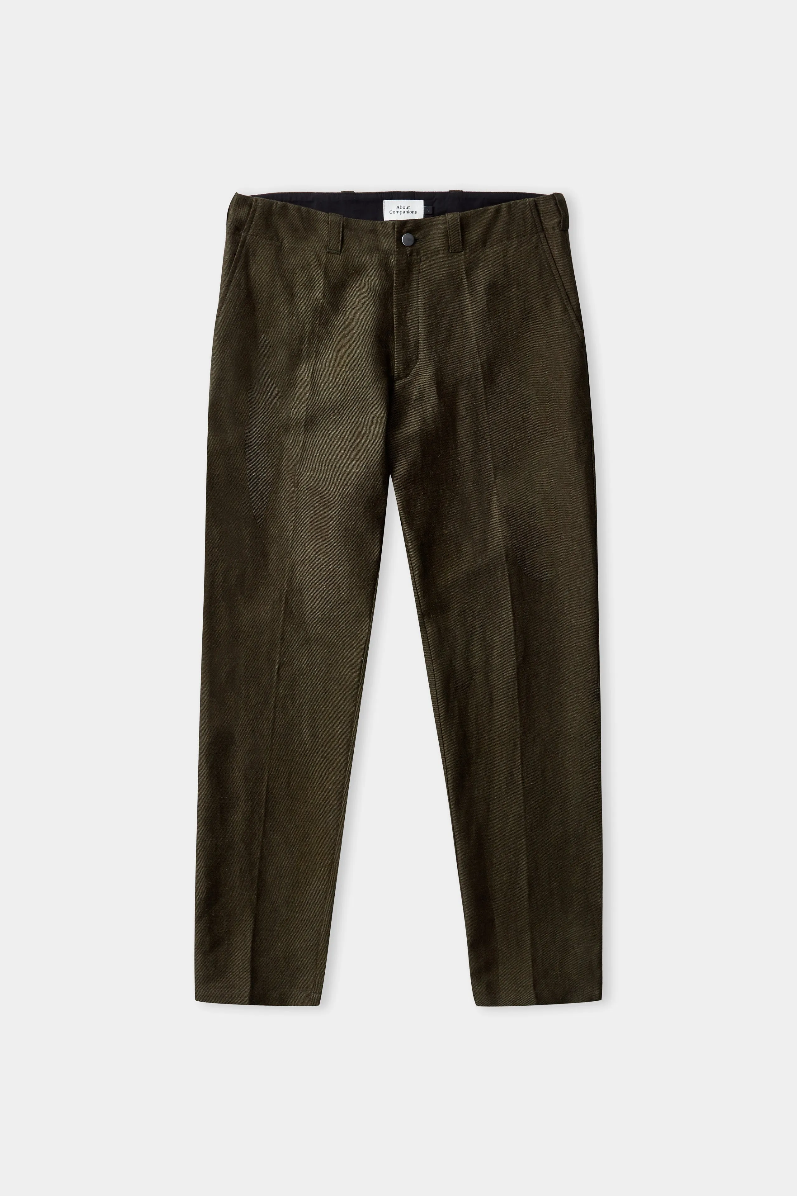 JOSTHA trousers winter linen olive