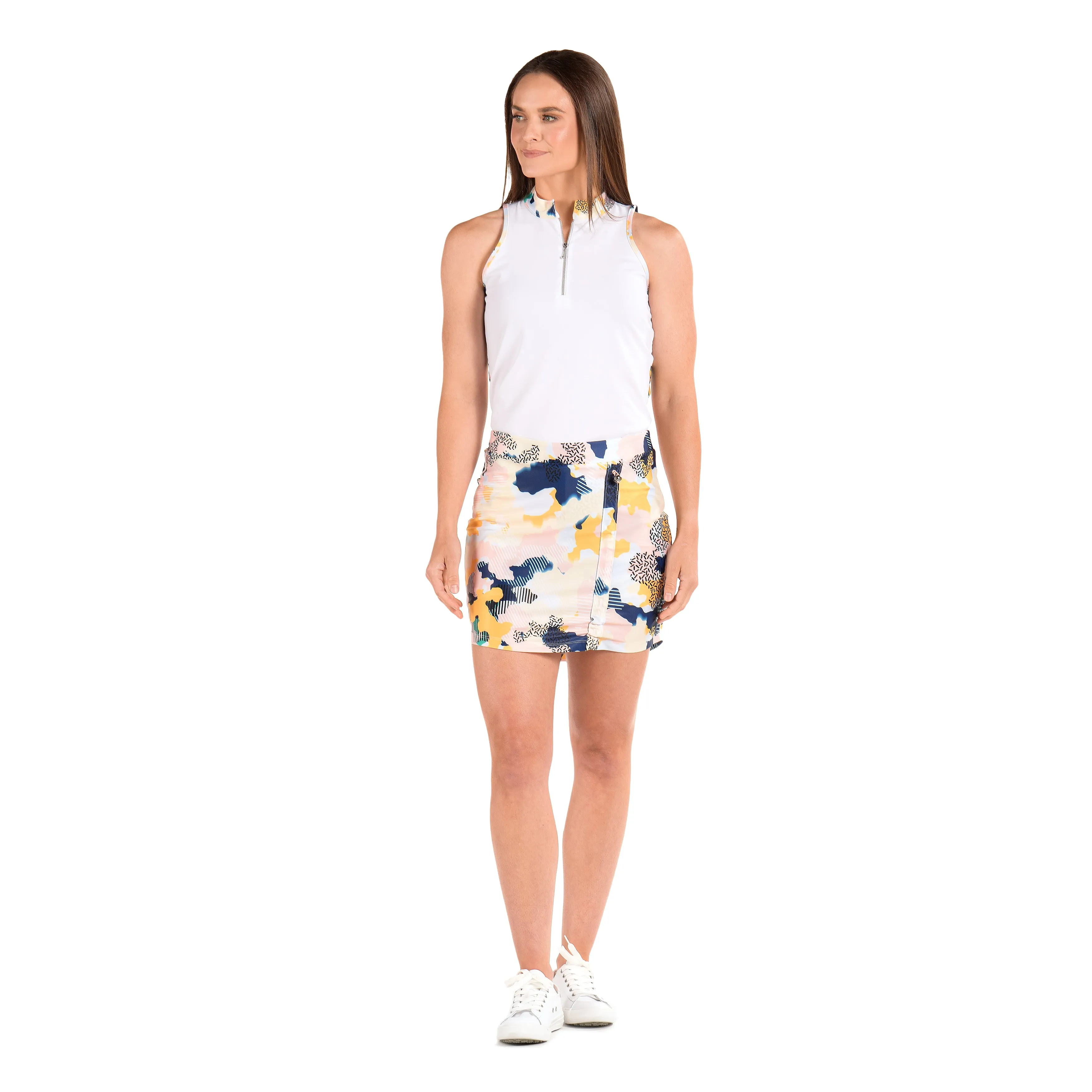 Lilian Flutter Print Skort - FINAL SALE