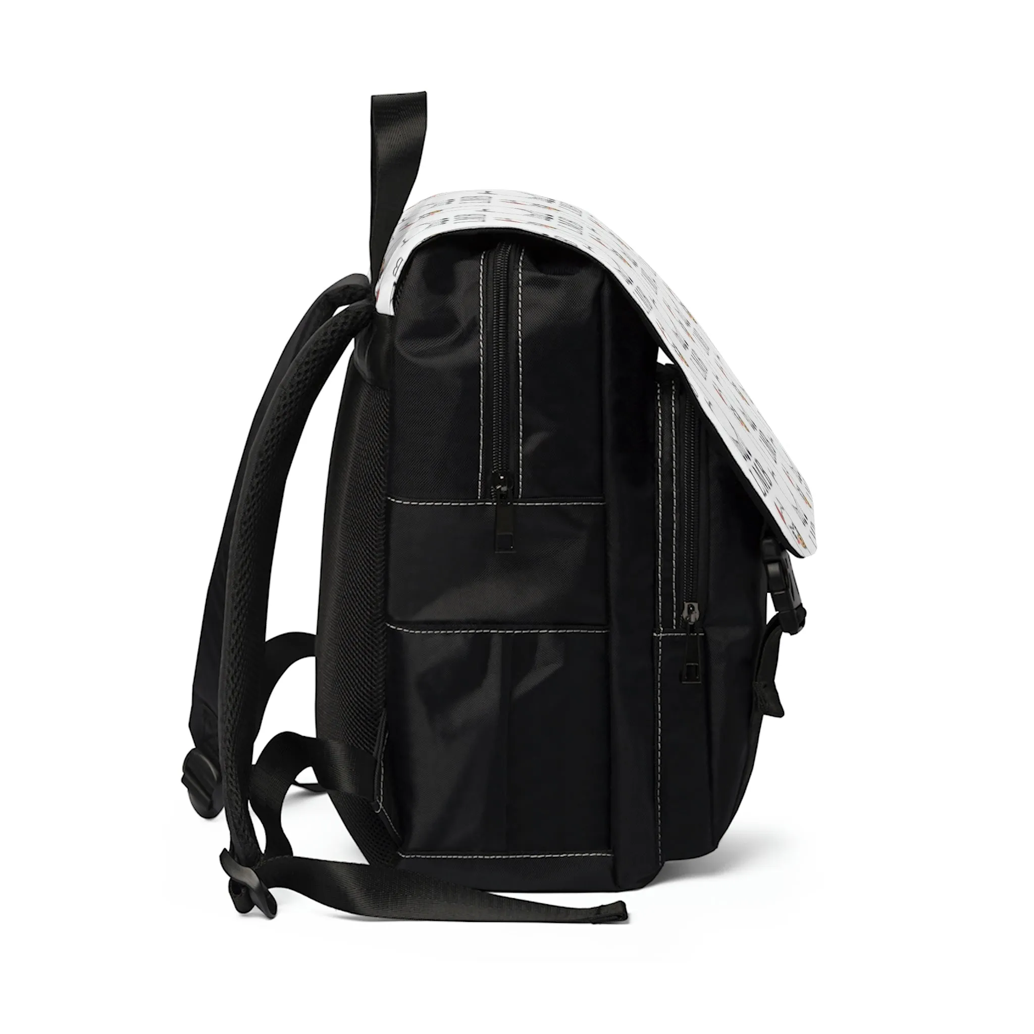 LMB Logo Casual Shoulder Backpack