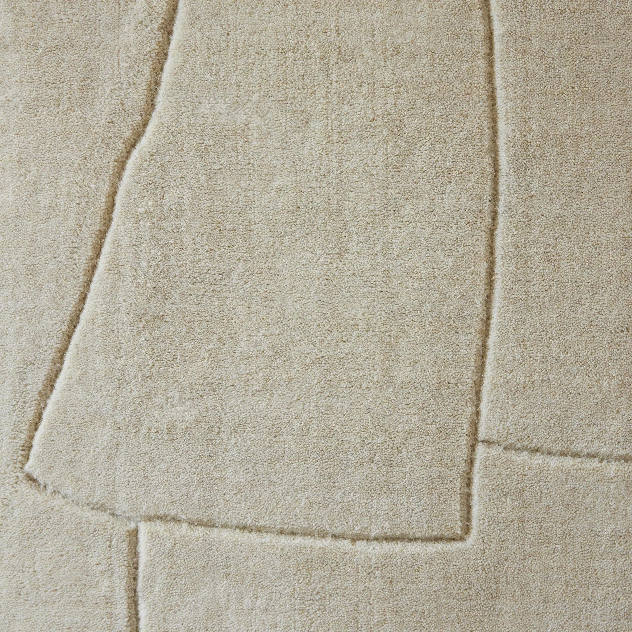 Nakoda Wool Rug [Natural white]