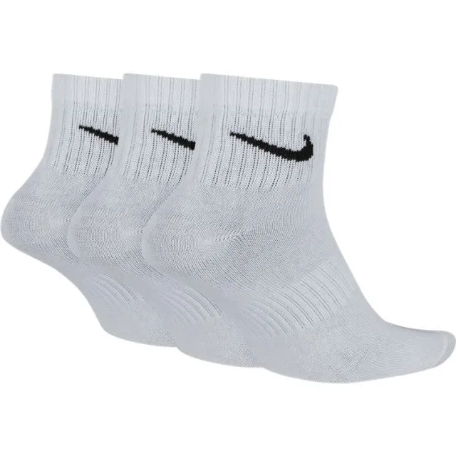 Nike Unisex Football Sx7677-100 U Everyday Ale 3Pr Socks White