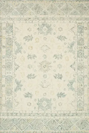 Norabel Rug in Ivory & Slate