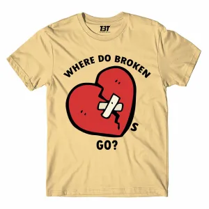 One Direction T shirt - Where Do Broken Hearts Go